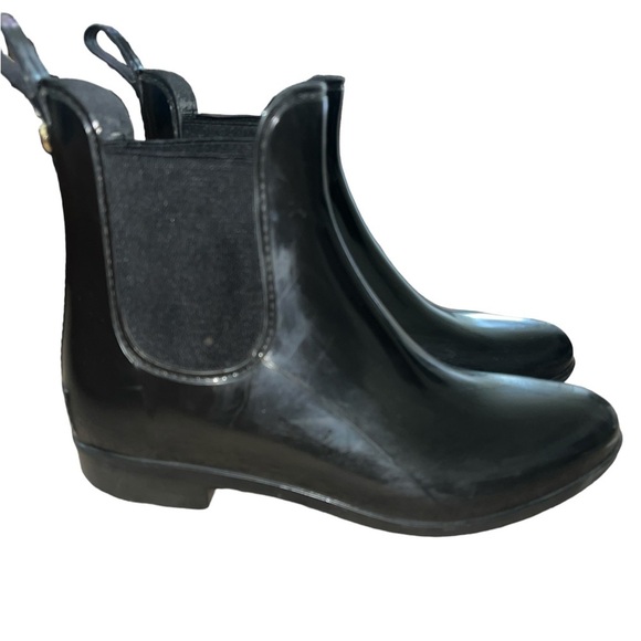 Sam Edelman Tinsley Ankle Rain Boots Mesh Strip Sz 7 - Picture 3 of 7